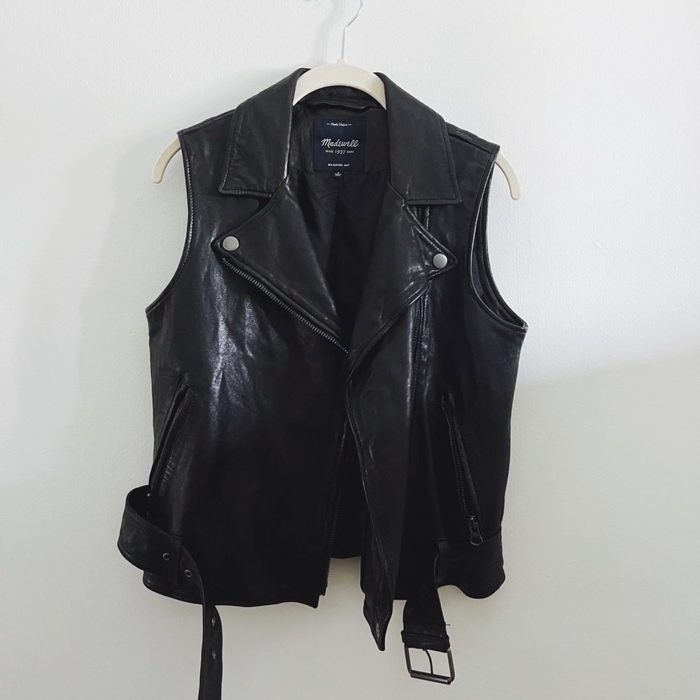 Madewell Leather Vest
